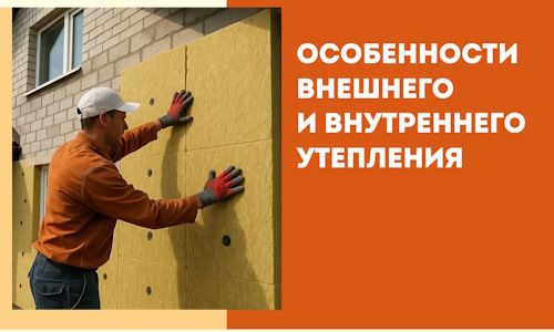 Какие особенности внешнего и внутреннего утепления в Киселевске