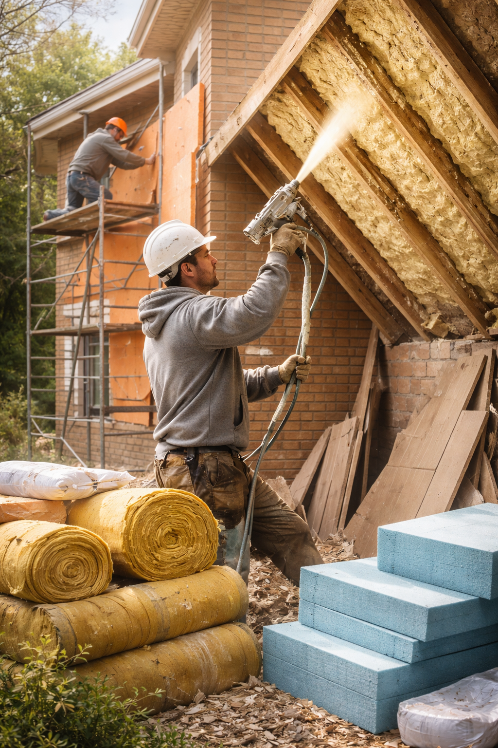 Утепление домов в Киселевске под ключ от 4318 руб/м2 | Профессионально — ТепломастерКис